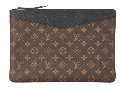 Louis Vuitton Daily Pouch, &pound;420, Accessories, Brown, Canvas, Front view